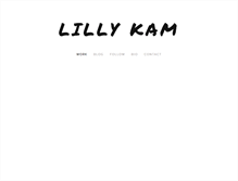 Tablet Screenshot of lillykam.com